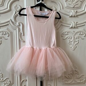 Iloveplum Elegant Pink Tulle Dress for Kids
